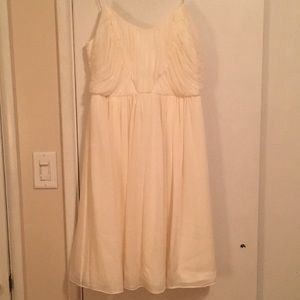 Anthropologie BHLDN little white dress, size 10